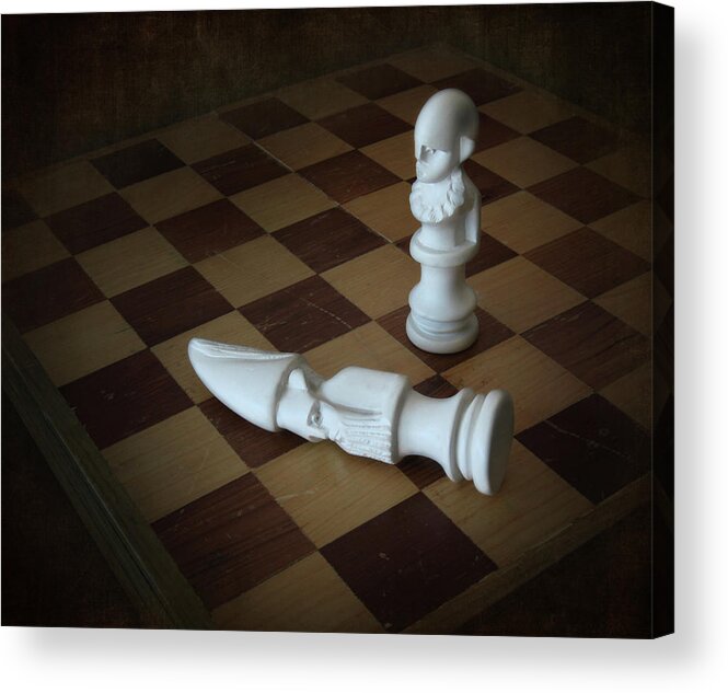 Board Game Acrylic Print featuring the photograph Chess Move by David and Carol Kelly