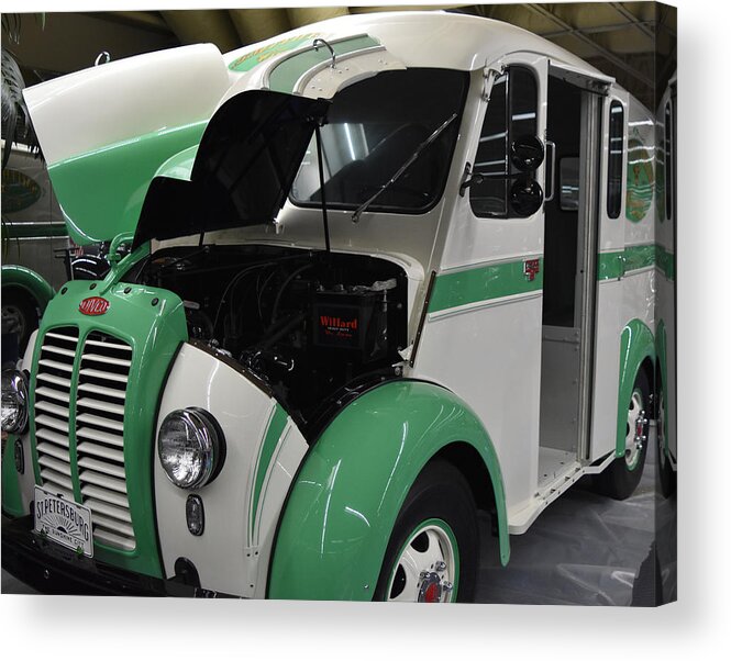 Truck Acrylic Print featuring the photograph Classic 1957 Divco Dairy Truck by DB Hayes