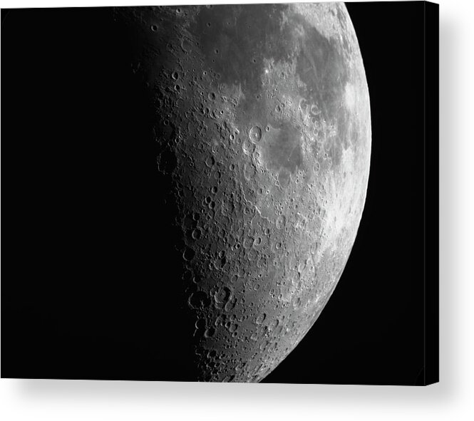 Moon Acrylic Print featuring the photograph Close-up of Moon by Peter Ponzio