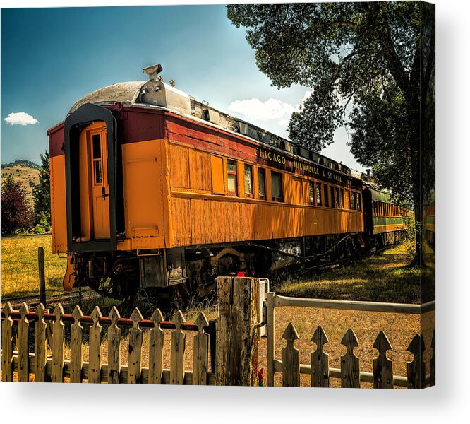 Coach Acrylic Print featuring the photograph Coach Car Comfort by Steve Benefiel