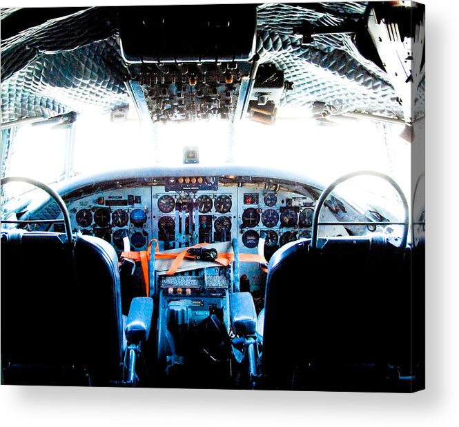 Airplane Acrylic Print featuring the photograph Cockpit by Scott Sawyer