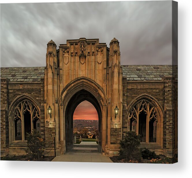 Cornell University Acrylic Print featuring the photograph Cornell University by Steven Michael