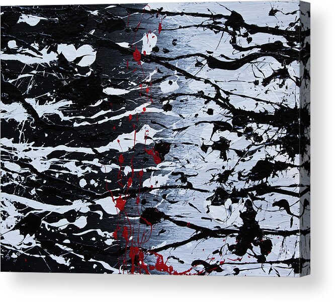  Acrylic Print featuring the painting Dark Daze by Embrace The Matrix