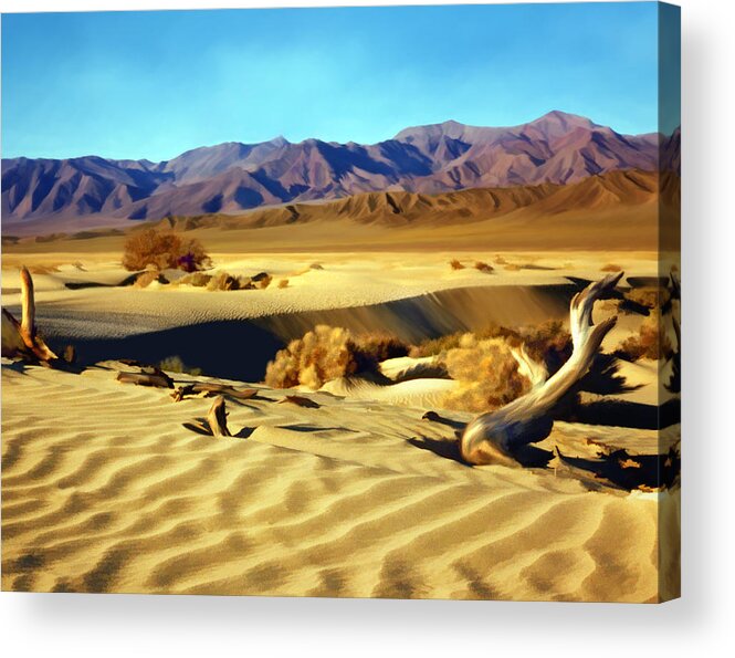 Death Valley Acrylic Print featuring the photograph Death Valley by Kurt Van Wagner