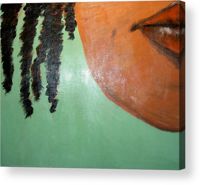 2004 Acrylic Print featuring the painting Dreads by Will Felix