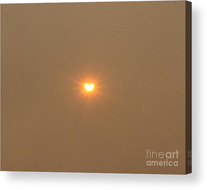 Eclipse Acrylic Print featuring the photograph Eclipse of the Heart by Marie Neder