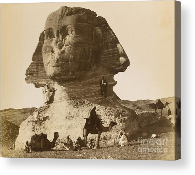 Egypt [c.1870-1912] Acrylic Print featuring the painting Egypt by MotionAge Designs