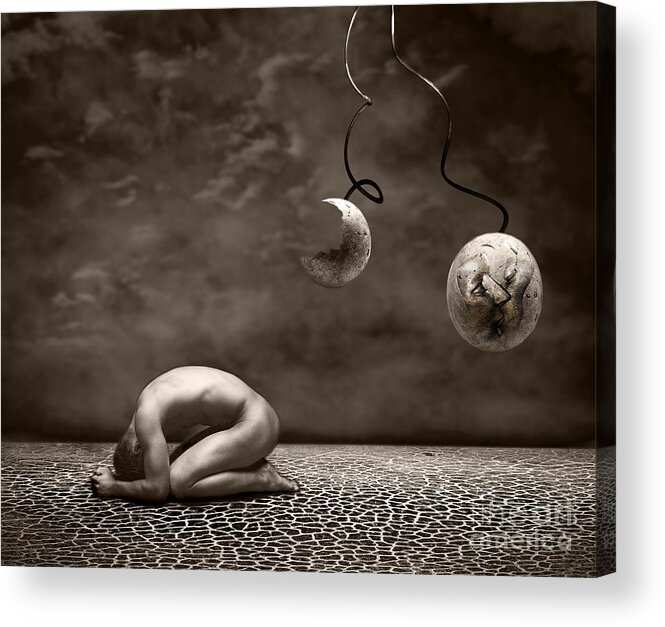 Surreal Acrylic Print featuring the photograph Emptiness by Jacky Gerritsen