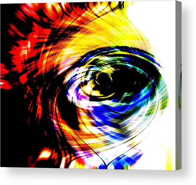 Eye Of The Storm Acrylic Print featuring the photograph Eye of the Storm by Linda James