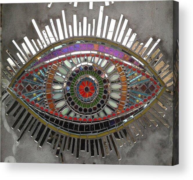 Nola Acrylic Print featuring the photograph Eye See A Mosaic by Michael Hoard