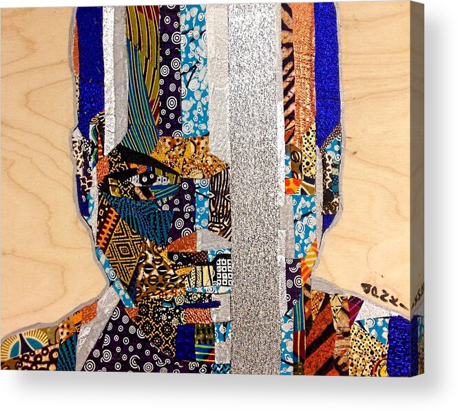 Sci-fi Acrylic Print featuring the tapestry - textile Finn Star Wars Awakens Afrofuturist by Apanaki Temitayo M