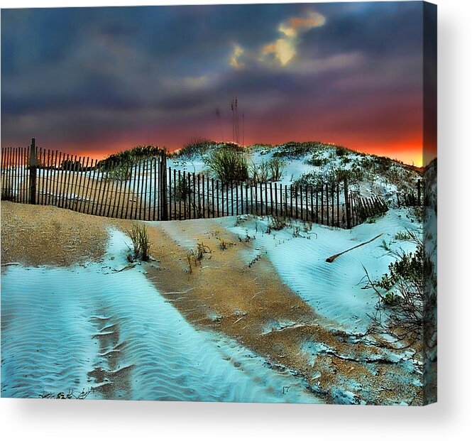 Beach Acrylic Print featuring the photograph Florida Mountain by Joetta West