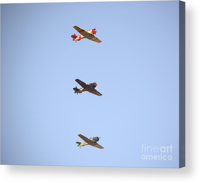 Planes Acrylic Print featuring the photograph Fly Boys by Leah McPhail
