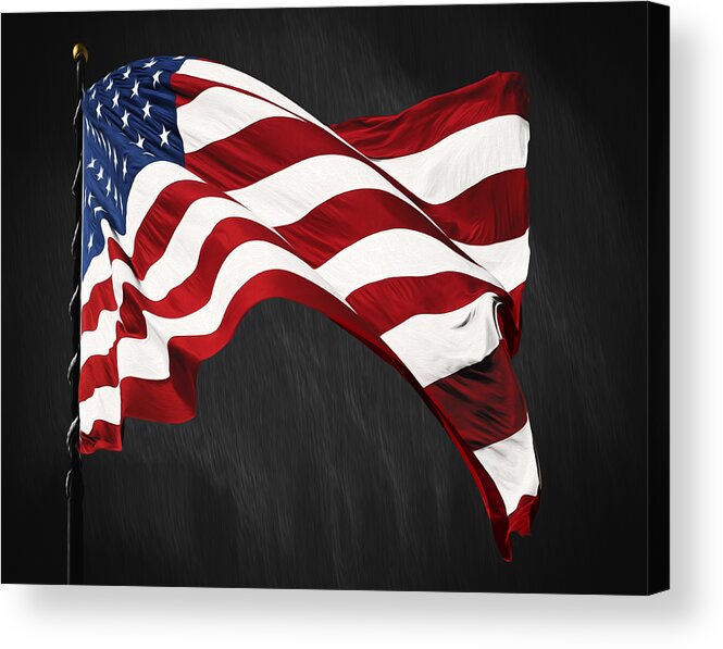State Flags Acrylic Print featuring the photograph Freedoms Pride by Steven Michael