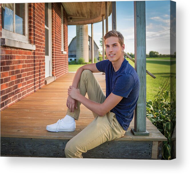 Bill Pevlor Acrylic Print featuring the photograph Front Porch Portrait by Bill Pevlor
