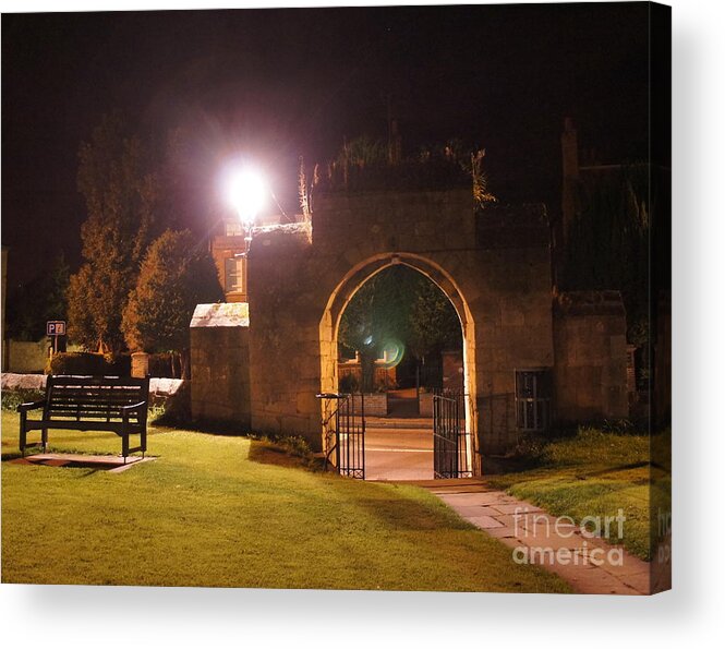 Gate Acrylic Print featuring the photograph Gate. by Elena Perelman