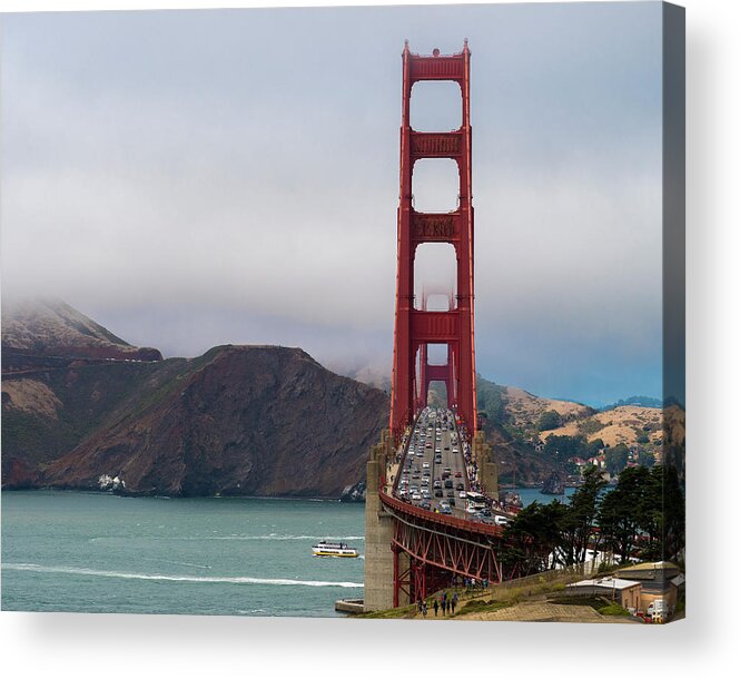  Acrylic Print featuring the photograph Golden Gate by Bryan Xavier