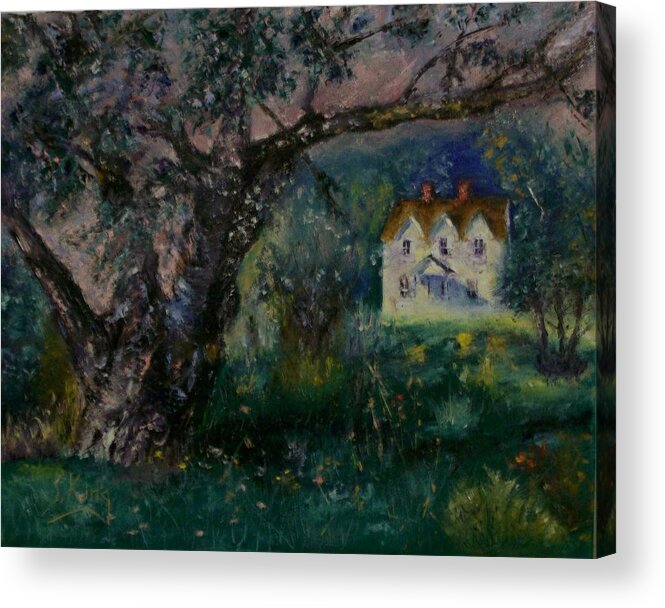 Landscape Acrylic Print featuring the painting Homestead by Stephen King