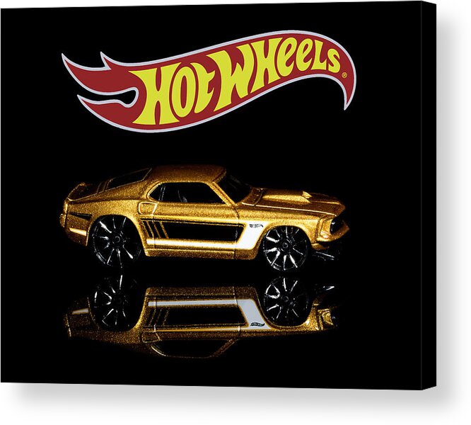 69 Ford Mustang Acrylic Print featuring the photograph Hot Wheels '69 Ford Mustang by James Sage