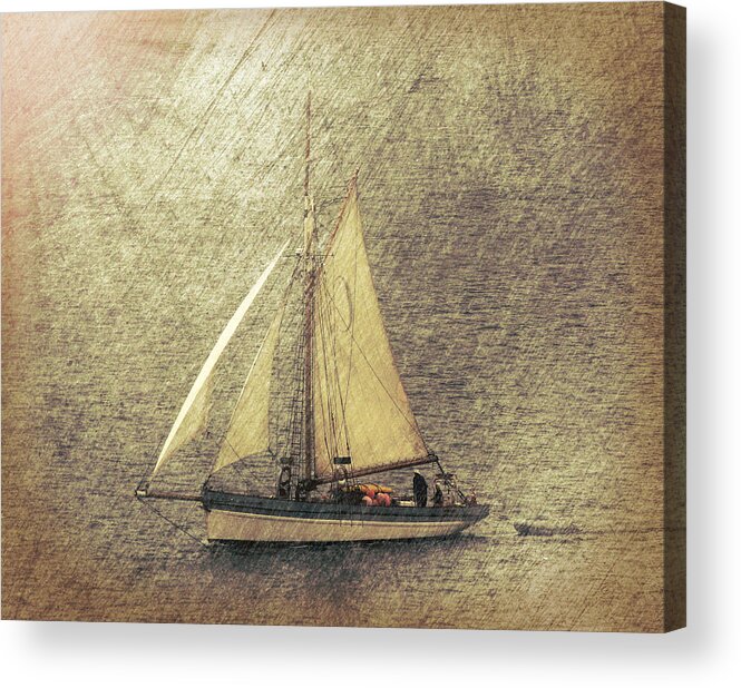 Sailing Ship Acrylic Print featuring the photograph In Full Sail by Lynn Bolt