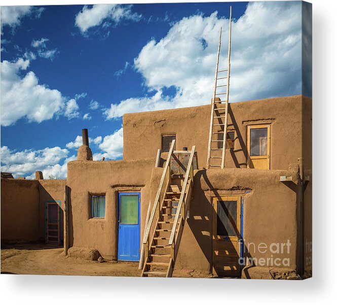 America Acrylic Print featuring the photograph Ladders to Heaven by Inge Johnsson