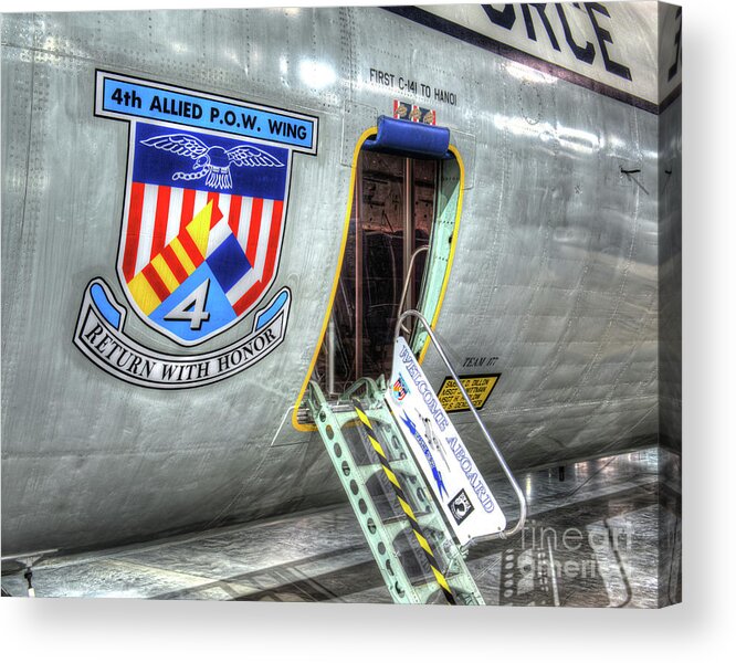 Dayton Acrylic Print featuring the photograph Lockheed C-141C Starlifter, Hanoi Taxi by Greg Hager