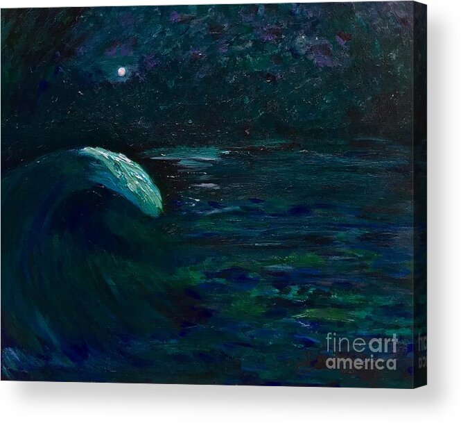 Maelstrom Acrylic Print featuring the painting Maelstrom by Denise Railey