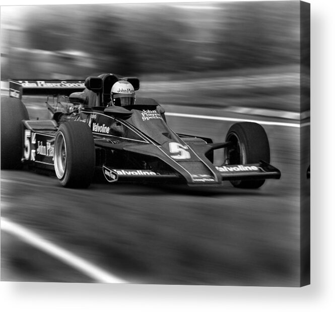 Mario Andretti Acrylic Print featuring the photograph Mario by Mike Flynn