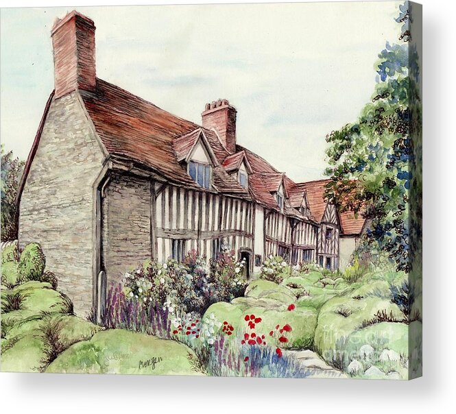 Art Acrylic Print featuring the painting Mary Ardens Home by Morgan Fitzsimons