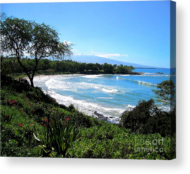 Hawaii Acrylic Print featuring the photograph Mauna Kea Beach by Bette Phelan