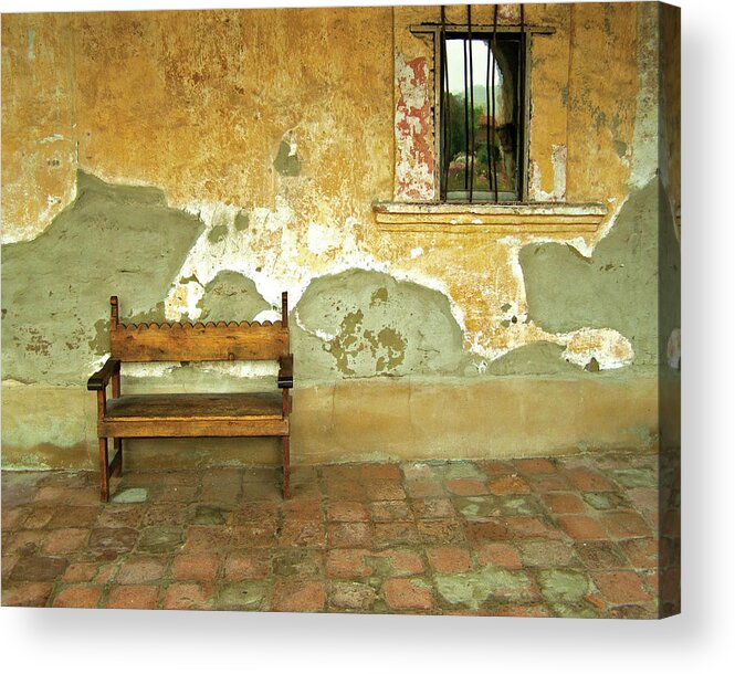 California Missions Acrylic Print featuring the photograph Mission Still Life - Mission San Juan Capistrano, California by Denise Strahm