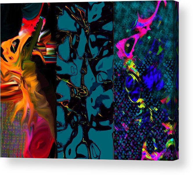 Contemporary Acrylic Print featuring the digital art Mo and Joe by Phillip Mossbarger