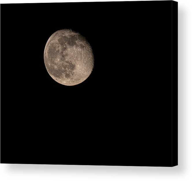 Moon Acrylic Print featuring the photograph Moon 4-13-2017 by Thomas Young