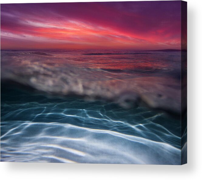 Water Acrylic Print featuring the photograph Morning Hues by Micah Roemmling