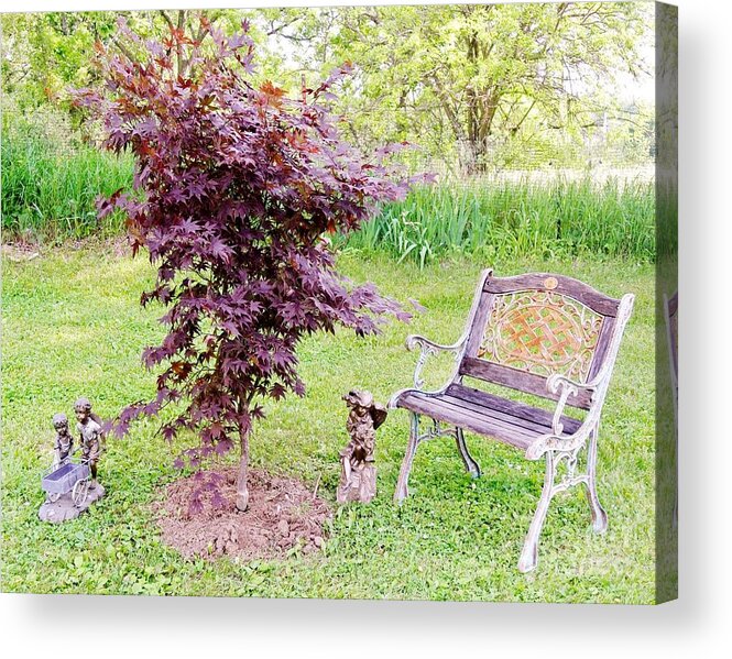 Photo Acrylic Print featuring the photograph My Happy Place by Marsha Heiken