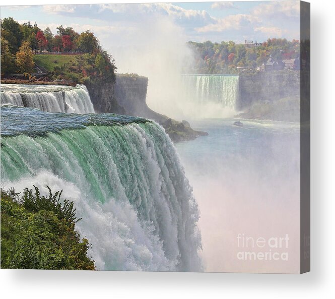 Niagra Falls Acrylic Print featuring the photograph Niagra Falls by Jack Schultz
