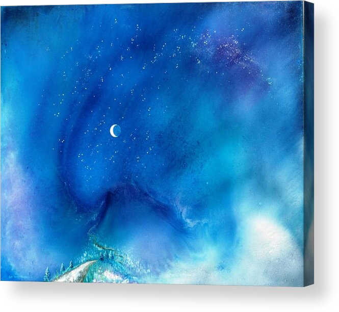 Spiritual Acrylic Print featuring the painting Path of the Morning Star by Lee Pantas