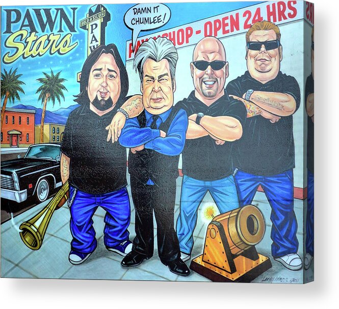 Pawn Stars Acrylic Print featuring the photograph Pawn Stars in Las Vegas by Tatiana Travelways