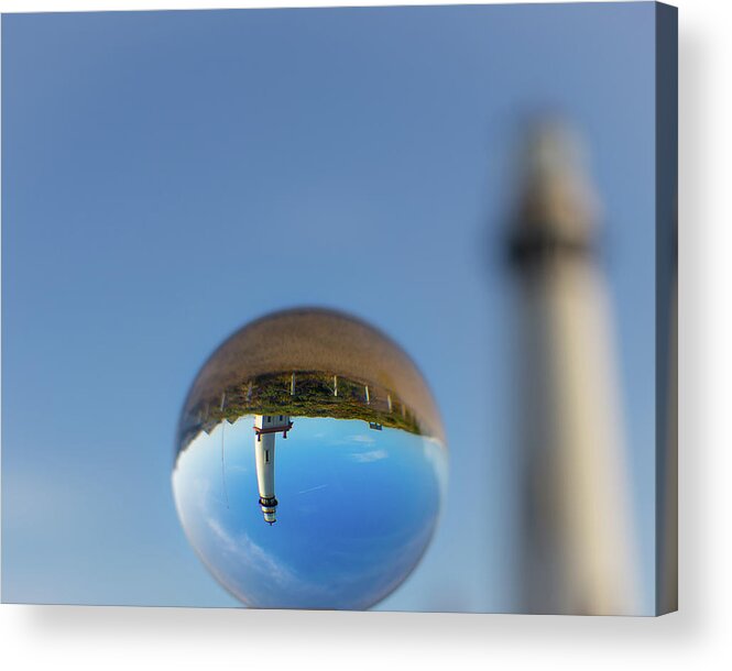 Lighthouse Acrylic Print featuring the photograph Pigeon Pt Lighthouse by Lora Lee Chapman