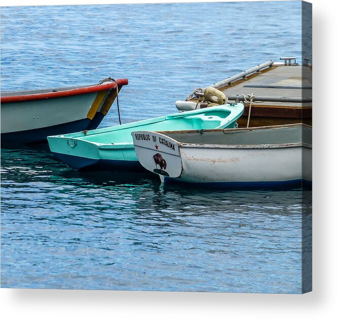 Catalina Acrylic Print featuring the photograph Republic of Catalina by Pamela Newcomb