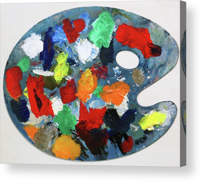 Palate Acrylic Print featuring the painting The Artists Palette by Deborah Boyd