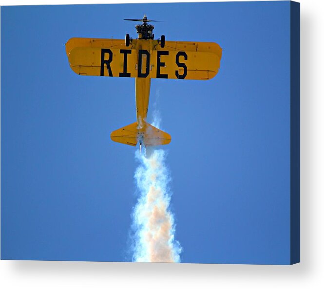 Airplane Acrylic Print featuring the photograph Rides by Steve Natale