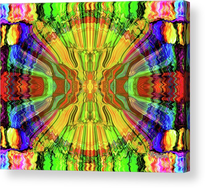 151 Of 200 Acrylic Print featuring the photograph Rings of Fire Passion #151 by Barbara Tristan