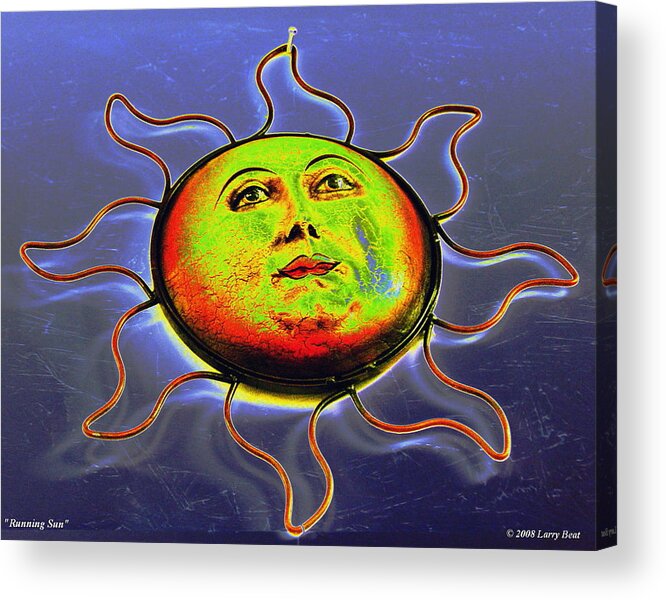 Sun Acrylic Print featuring the photograph Running Sun by Larry Beat