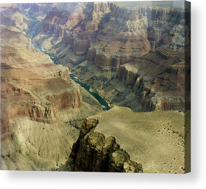 Grand Canyon Acrylic Print featuring the photograph Scenic Grand Canyhon and Colorado River by M K Miller