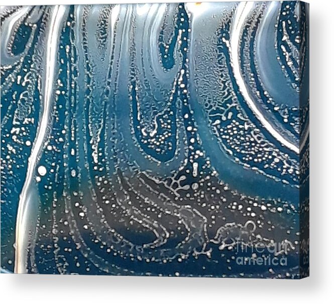 Jennifer Bright Acrylic Print featuring the photograph Silver Motes by Jennifer Bright Burr