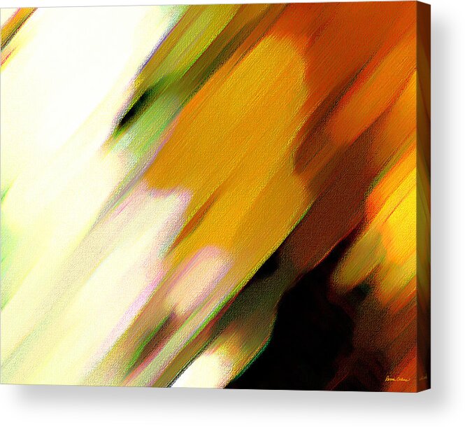Abstract Acrylic Print featuring the painting Sivilia 2 Abstract by Donna Corless