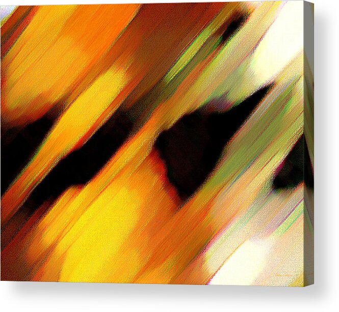Abstract Acrylic Print featuring the painting Sivilia 8 Abstract by Donna Corless