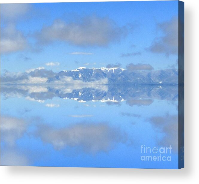  Acrylic Print featuring the photograph Snow Caps by Kelly Awad