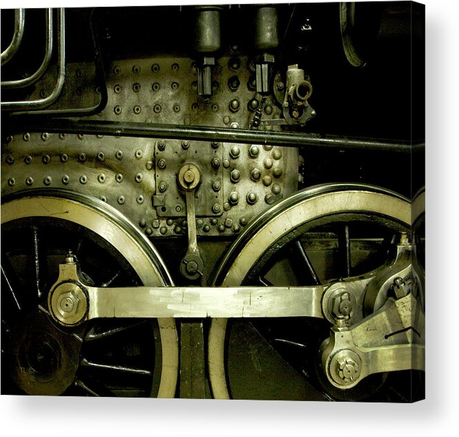 Train Photographs Acrylic Print featuring the photograph Steam Power I by Theresa Tahara
